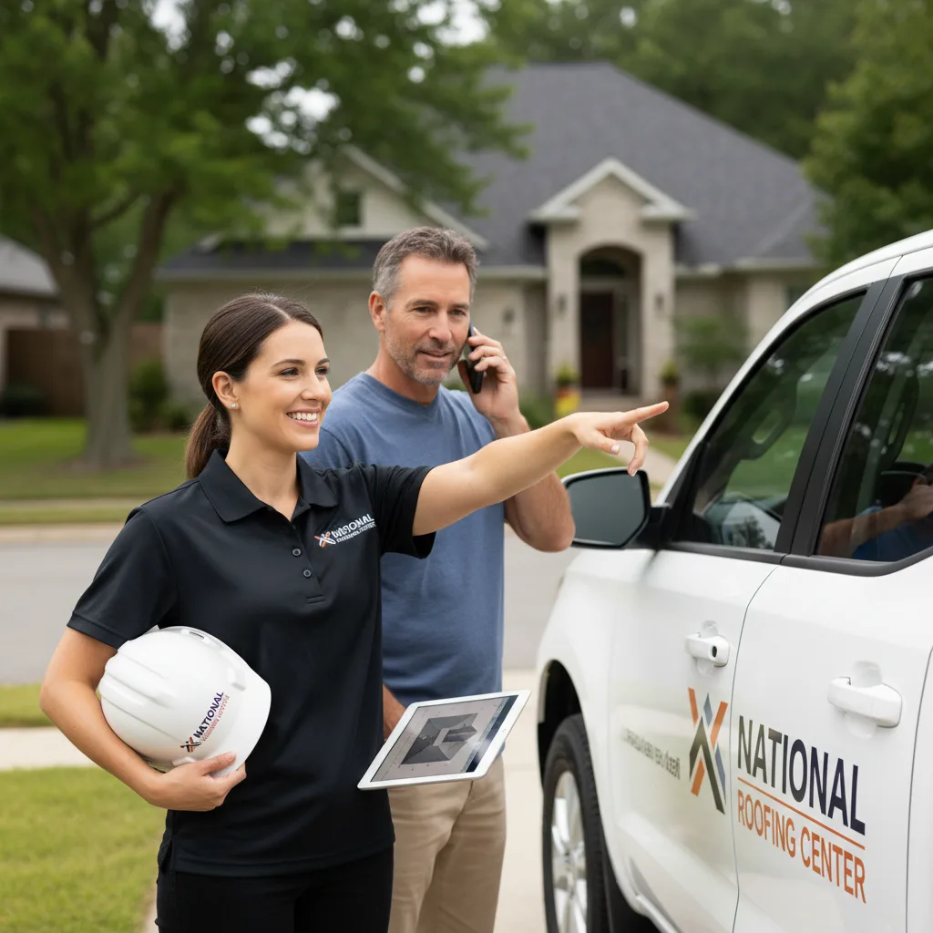 National Roofing Center customer support in Del Valle